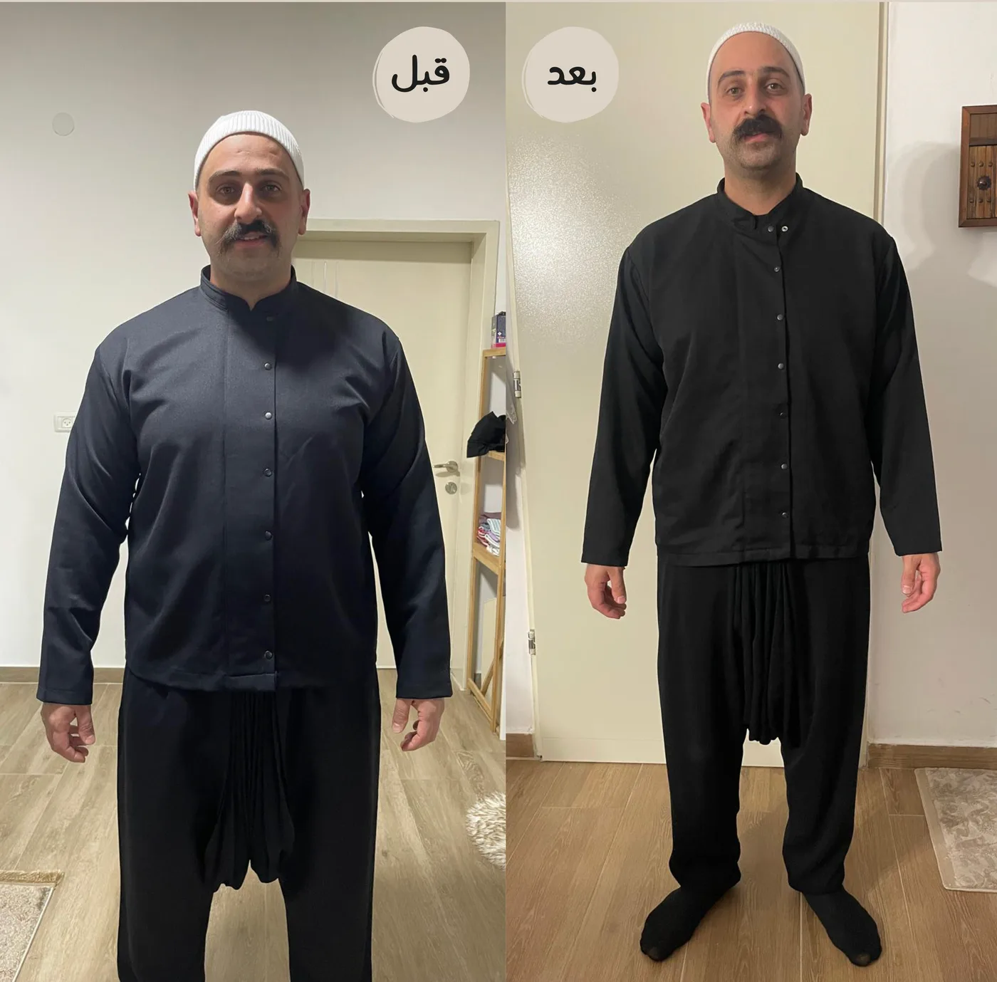 نزول 18 كيلو دهون من 2XL إلى XL